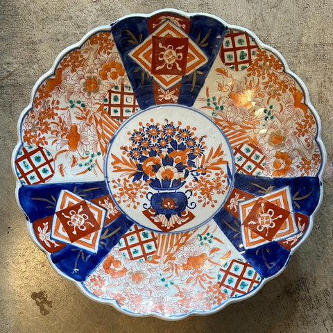 Imari Platter, 12.5"