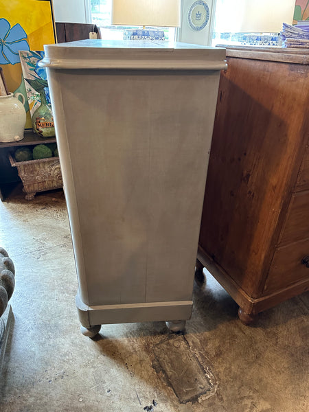 Painted Pine Chest with Stained Pulls