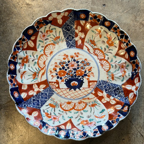 Imari Platter, 12.5"