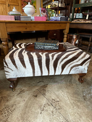 Zebra Ottoman