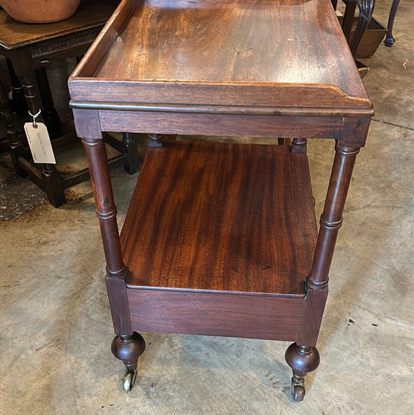 Early Victorian English Mahogany Stand