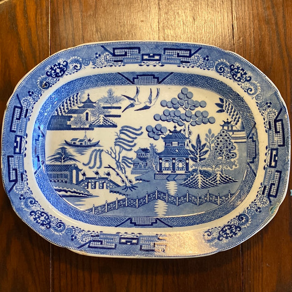 Blue Willow Plate – McIntosh Cottage Antiques