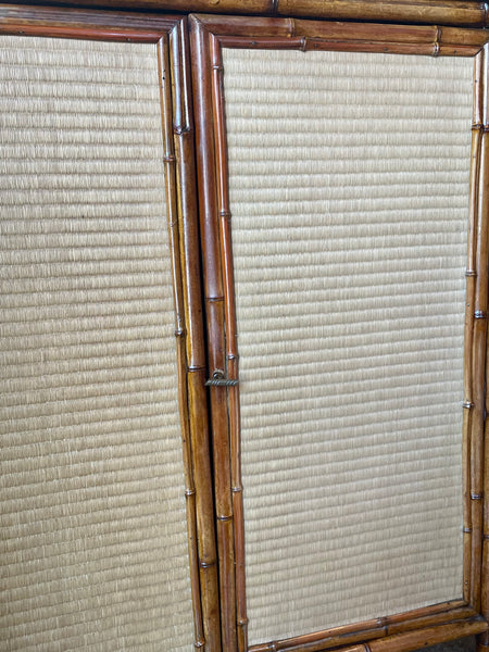 English Bamboo Cupboard