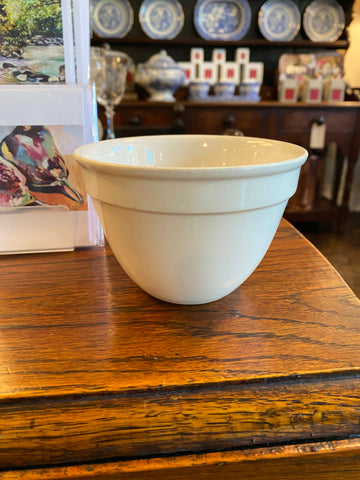 Very Small White Mixing Bowl