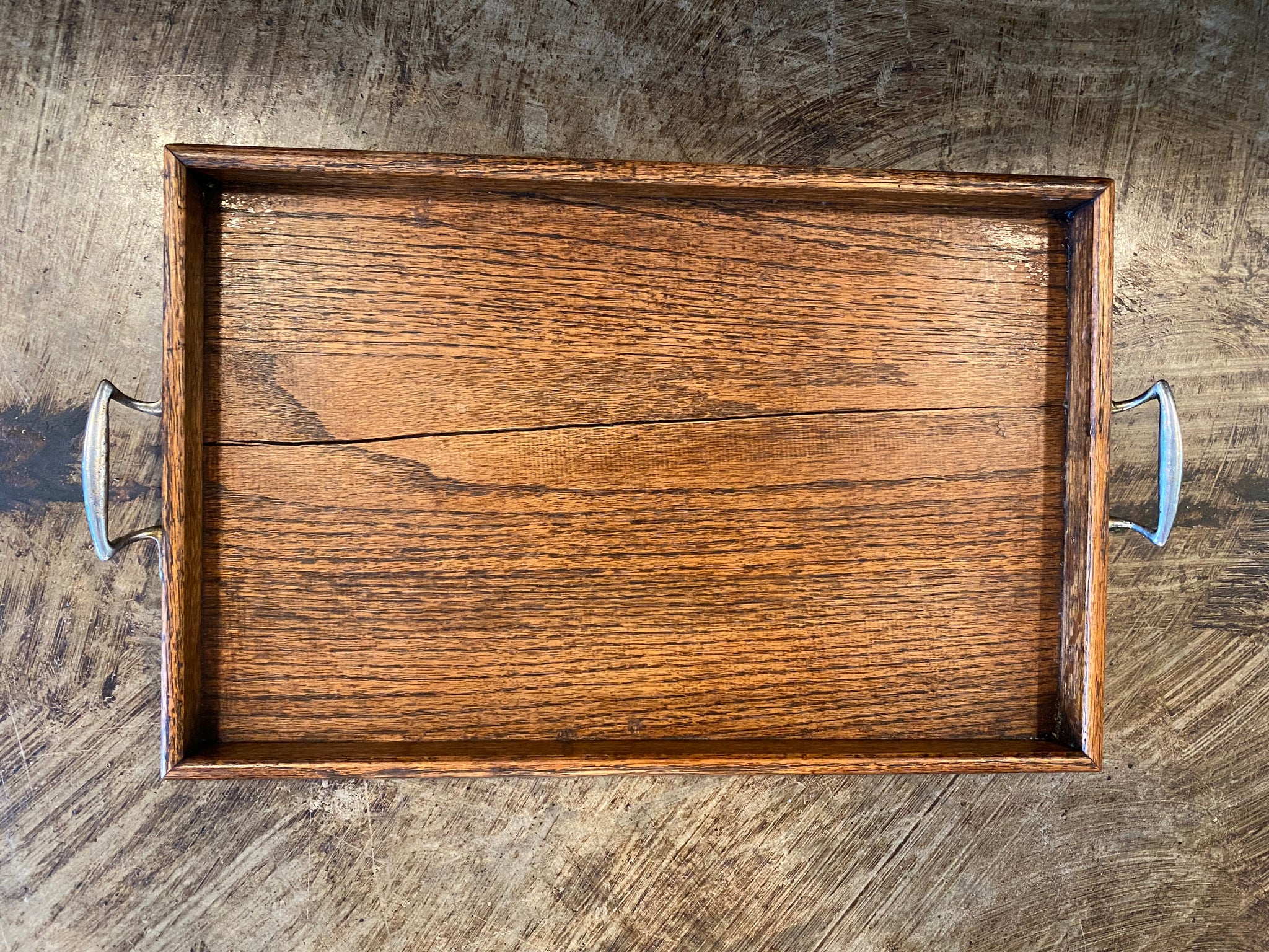 Small English Oak Tray