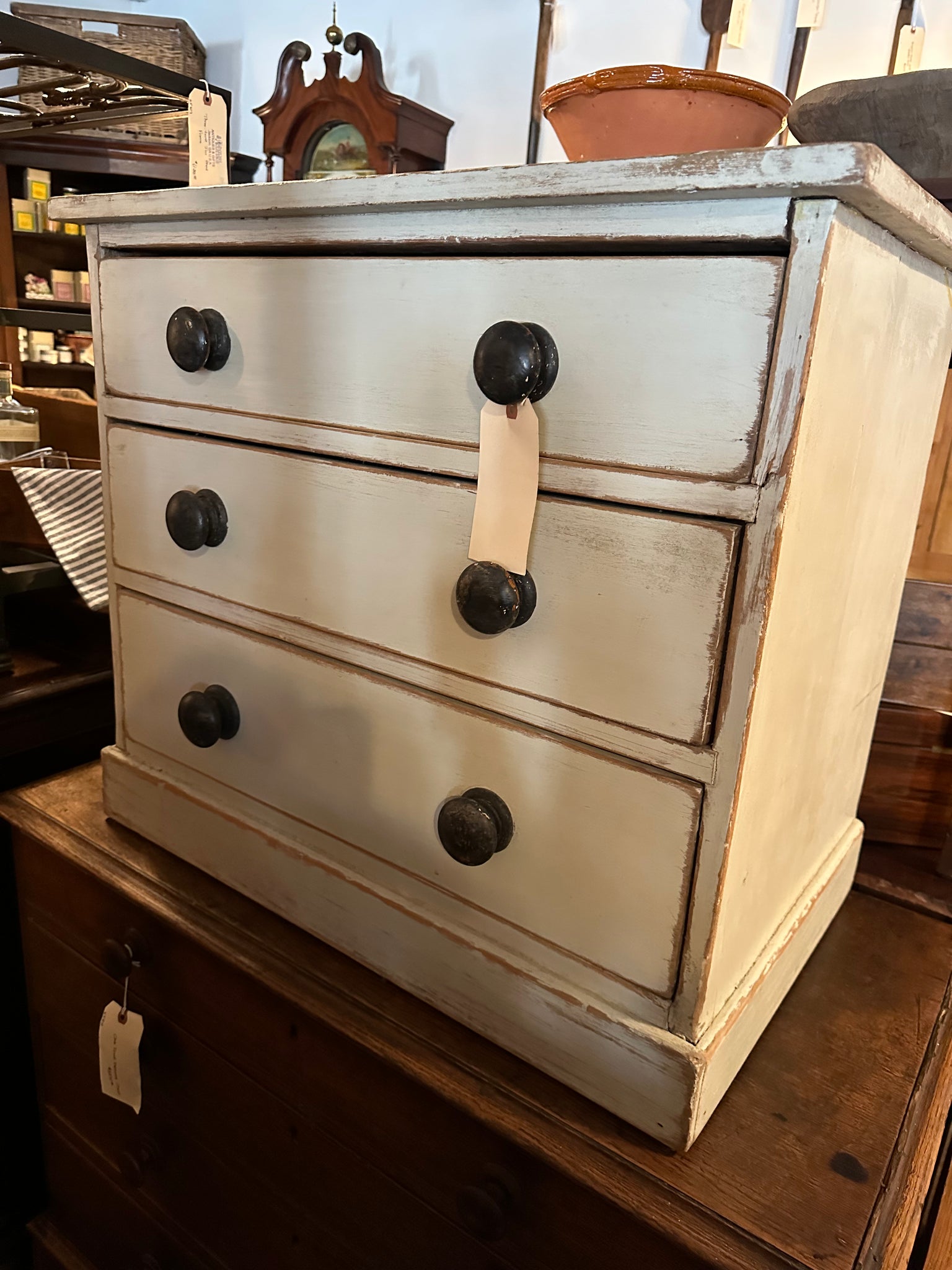 Small Painted Chest McIntosh Cottage Antiques