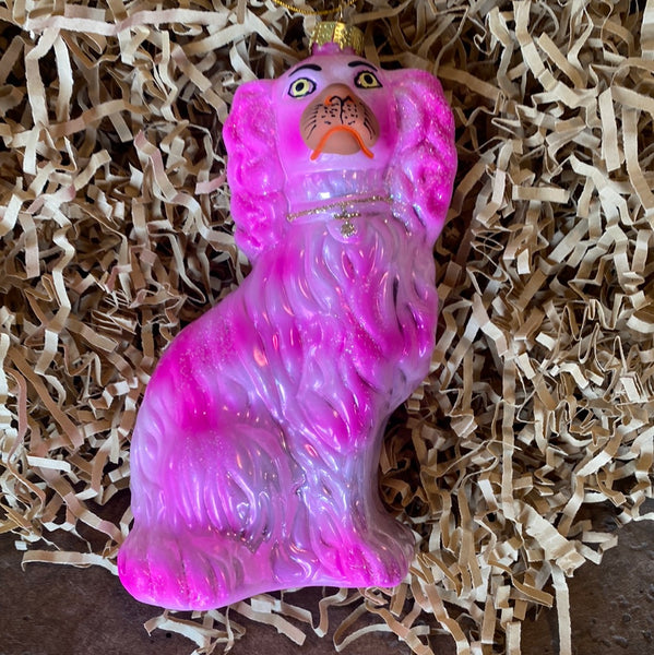 Staffordshire Dog Ornament, Multicolor