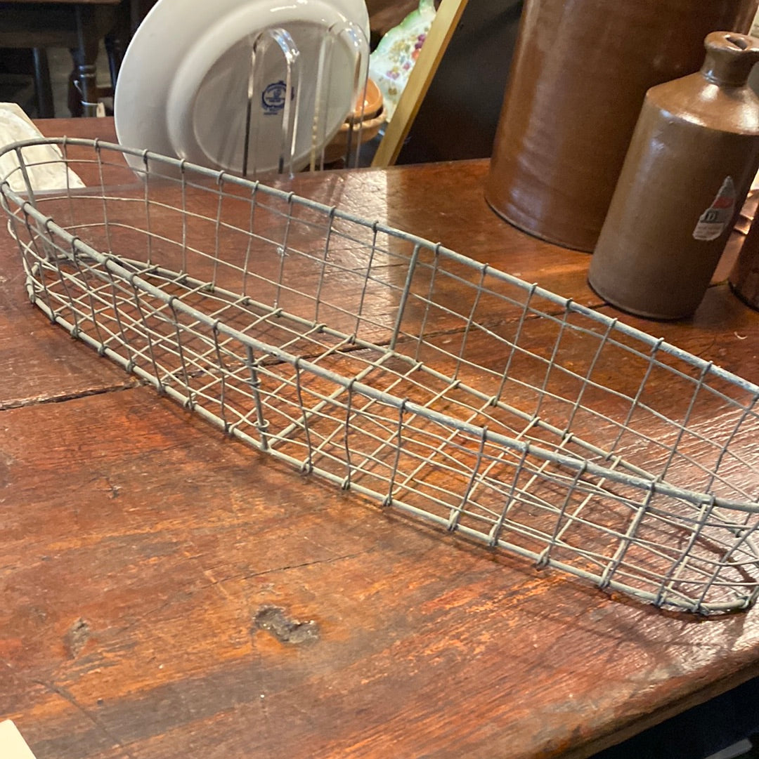 Long Oval Wire Basket