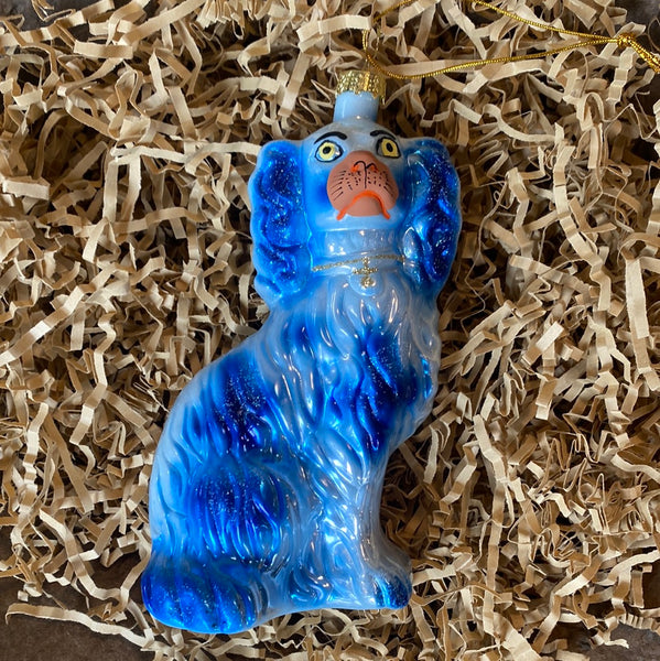 Staffordshire Dog Ornament, Multicolor