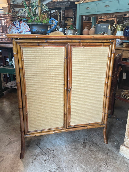 English Bamboo Cupboard