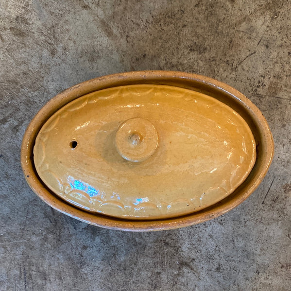 French Earthenware Casserole with Lid