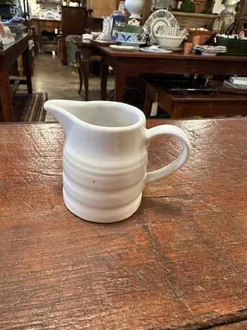 Small Kitchenalia White Cream Pitcher