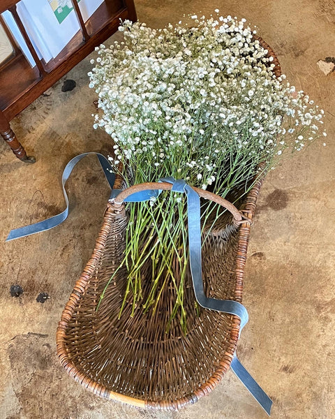 Small French Grape Harvest Basket