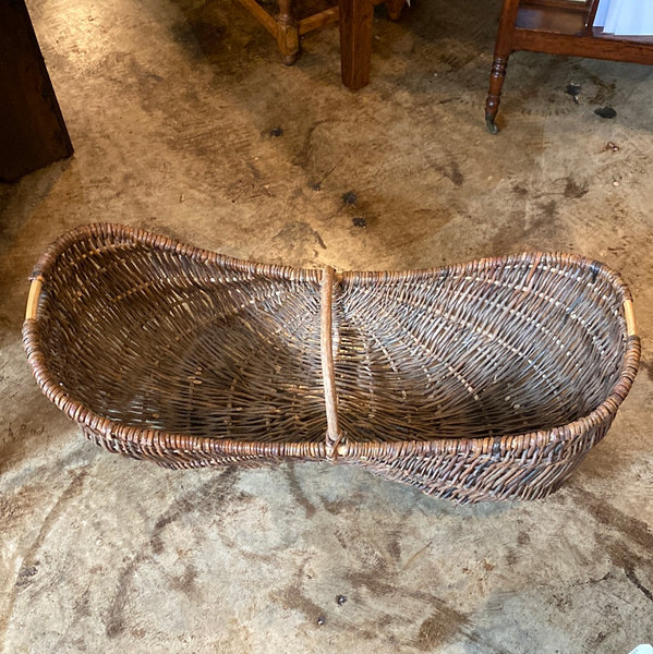 Small French Grape Harvest Basket