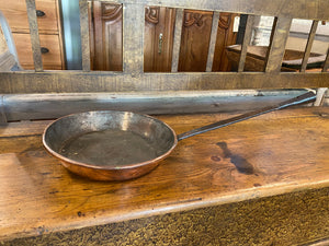 Large Crenellated Copper Pan