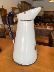 White Enamel Jug