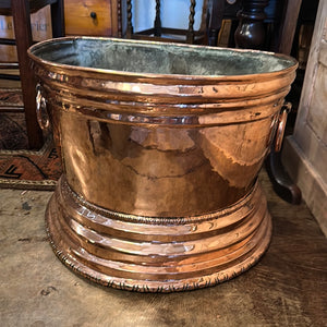 Large Copper Planter