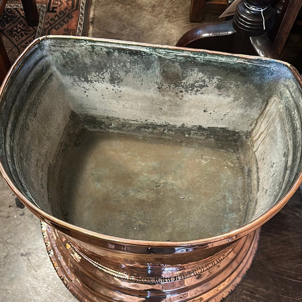 Large Copper Planter