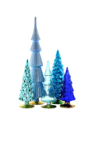 Set of Glass Trees, Blue